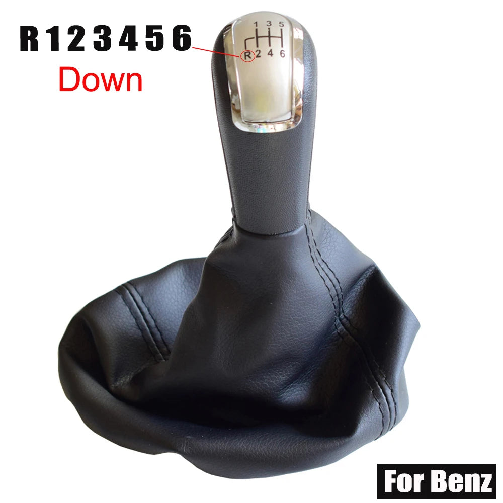 5/6 Speed Car Shift Gear Knob For Mercedes C-Class W202 W208 E-Class W210 W203 S203/W245 W169 (04-12)/W168 (97-04)