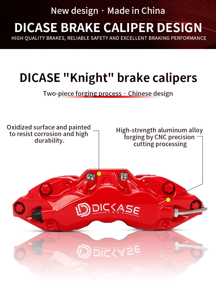 Dicase Brake Aftermarket Part Front and Rear With Electronic Parking Caliper Oxidized Blue drilled disc for Toyota ALPHARD/Camry