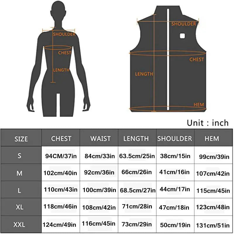 Gilet chauffant pour femmes, gilet en coton automne et hiver, costume chauffant électrique infrarouge USB, veste thermique souple pour femmes, chaude pour l'hiver