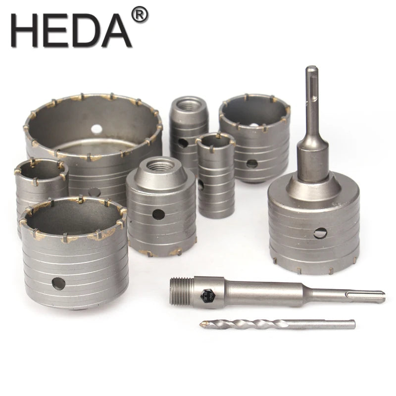 110-500mm SDS PLUS Shank 30-160mm Concrete Hole Saw Electric Hollow Core Drill Bit Cement Stone For Air Conditioner Tube