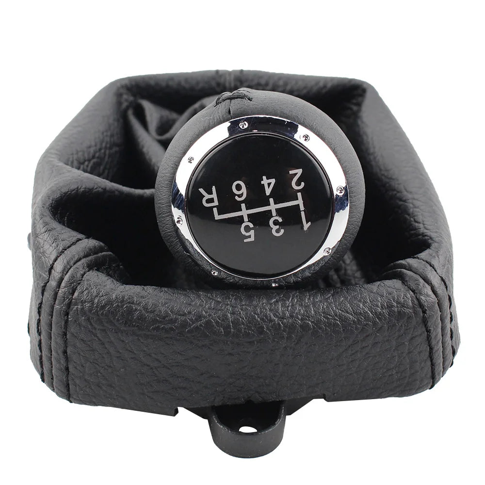 6 Speed Auto Real Leather Car Gear Shift Lever Knob Stick Head Handball  For HONDA ACCORD VIII 8 MK8 (08-14)