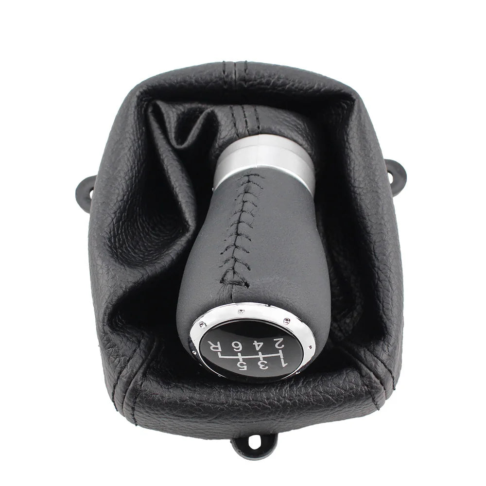 6 Speed Auto Real Leather Car Gear Shift Lever Knob Stick Head Handball  For HONDA ACCORD VIII 8 MK8 (08-14)