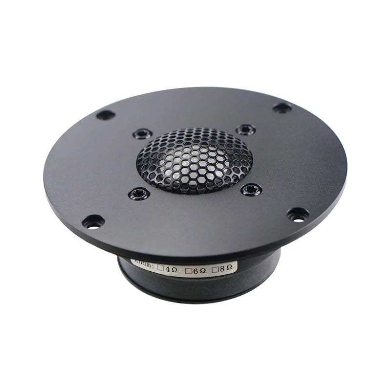 GHXAMP 4 inch Tweeter Speaker Ceramic Diaphragm Silk Side Aluminum panel Treble 20W HIFI home Super tweeter 8OHM 45KHZ 93dB 1PCS