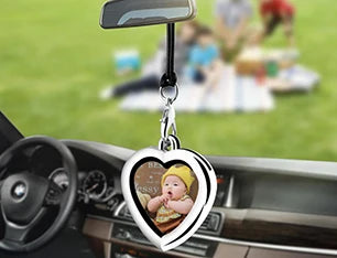 KAWOO Hollow Star Moon Feather Car Pendant Ornaments Hand-Wound Car Pendant Home Fashion Interior Decoration Accessories