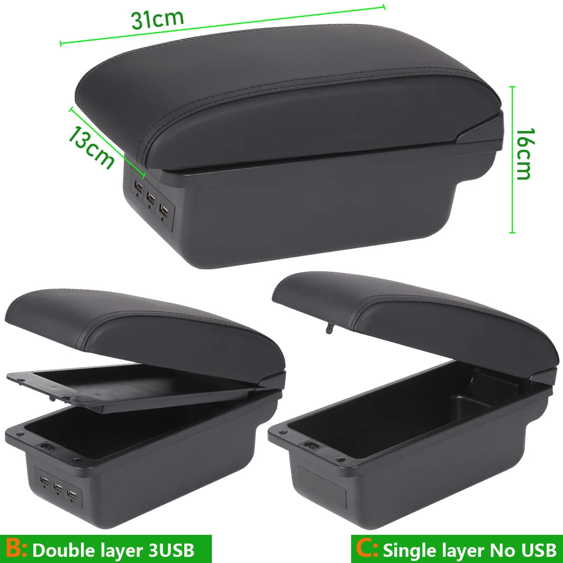 Accoudoir pour Suzuki Swift, boîte de rangement pour accoudoir de voiture Suzuki Swift, rehausseur d'accoudoir, détails intérieurs 2005-2025