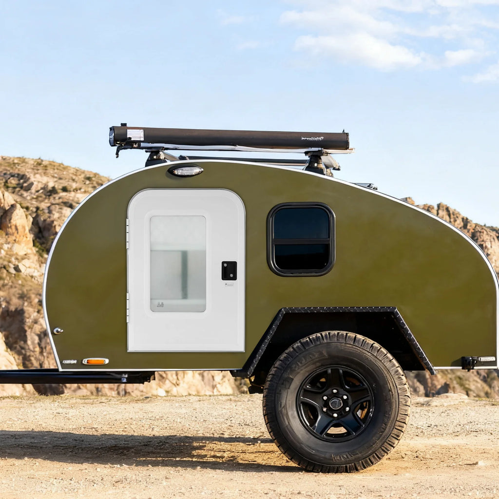 Lockable RV Door Passenger Side/Driver Side RV Door Aluminum Entry Door with Lock Wall Thickness 30-60mm for RVs/Trailers