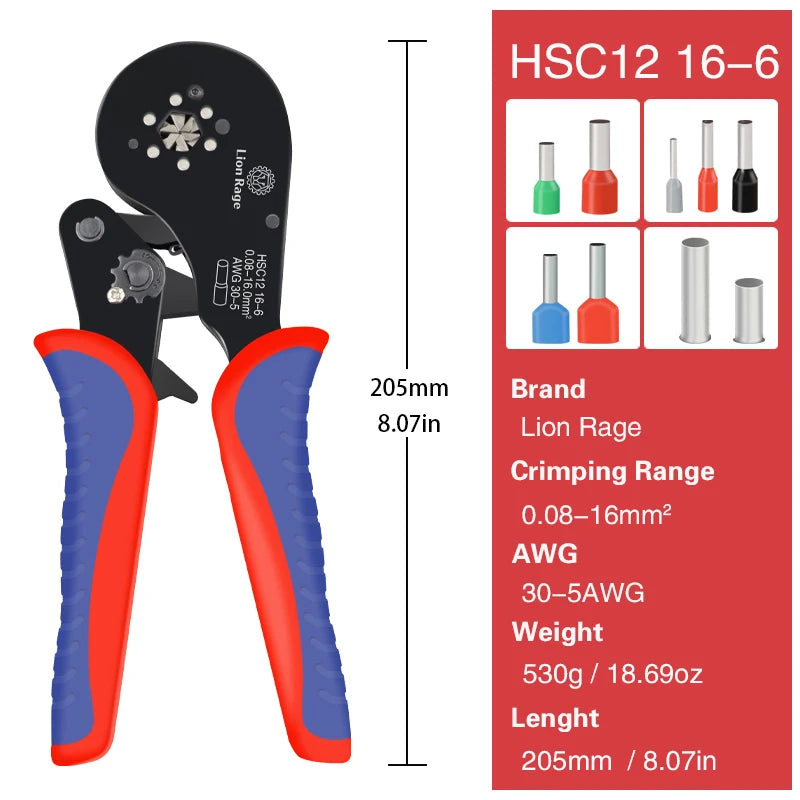 Ferrule Crimping Mini Pliers