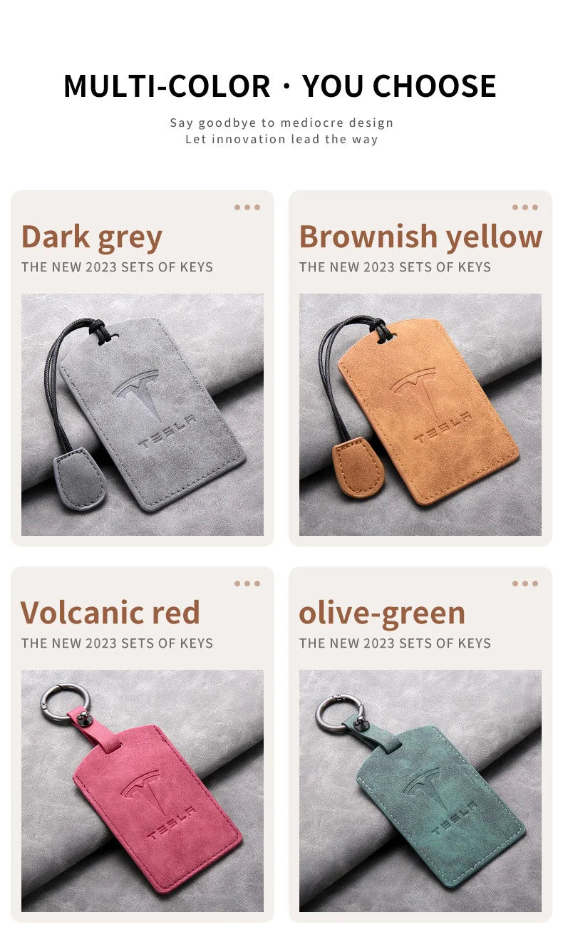 Car Smart Remote Key Card Cover Case Key Bag Shell Holder Protection For Tesla Model 3 Model Y 2020 Keychain Styling Accessories