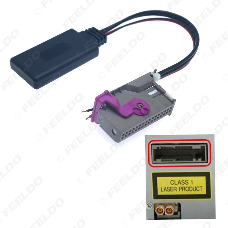 Car Audio DVD Navigation Bluetooth Module Input RNS-E Navigation 32Pin AUX Adaptor for Audi A3/A4/A6/TT/R8/A8
