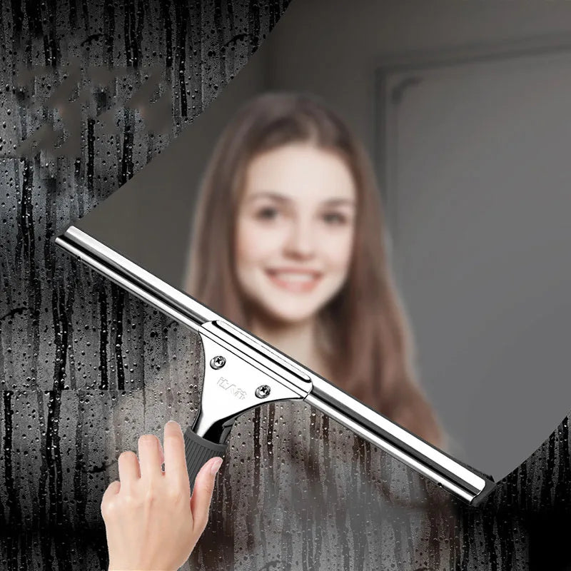 25/30/35/40cm Glass Cleaning Squeegee Window Wiper Window Cleaning Tool Rubber Blade for Bathroom Shower Home Car Glass Cleaning