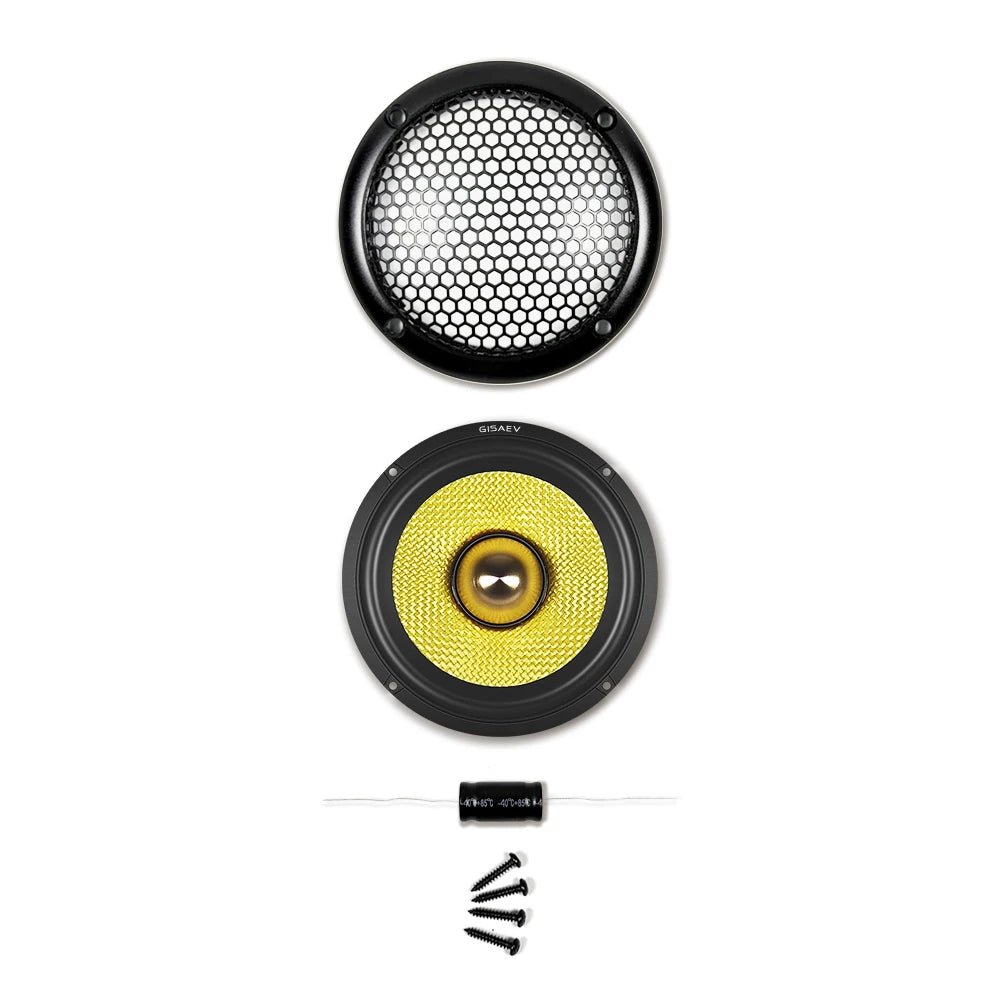 3.5 inches bullet guided mid-range speakers, car center speakers, luxury car two-way three-way 3-inch mid-range speakers