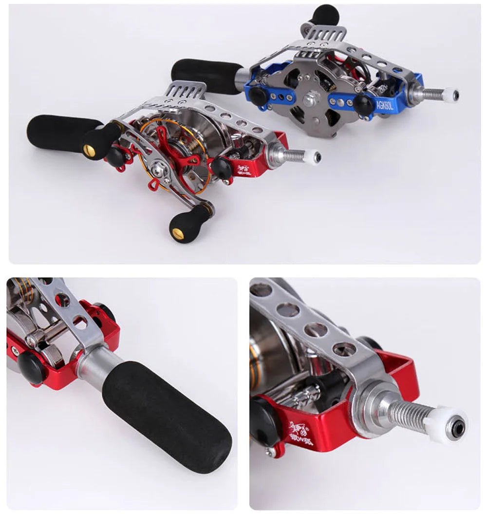 Automatic Discharge All-Metal Body Hollow Fishing Reel DIY Modification Wire-speed Play in The Inner Alignment for Most Hand Rod