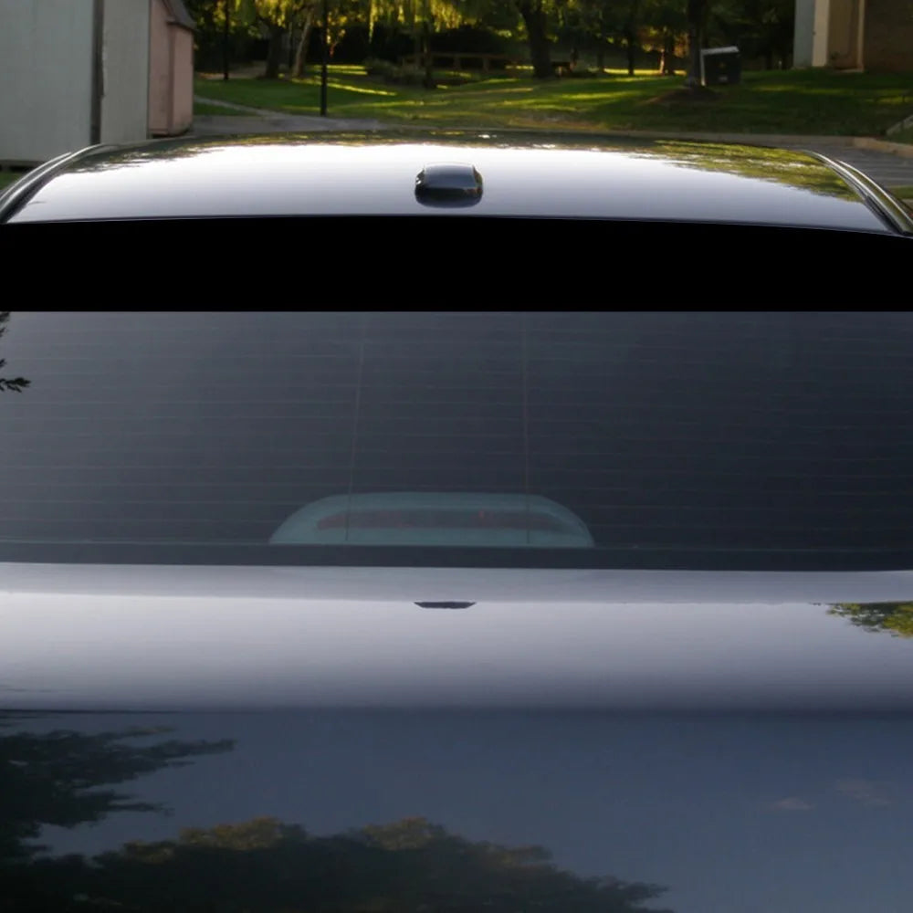 140x20cm Car Windscreen Visor Glossy Black Windshield Banner Strip Window Anti-UV Sun Shade Stickers