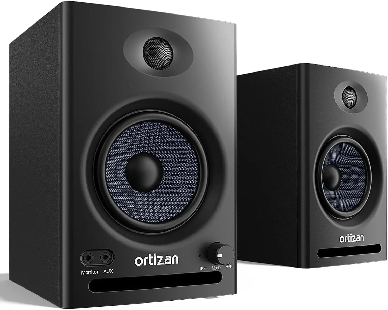 Enceintes de bibliothèque actives Ortizan, moniteur de studio, Bluetooth 5.3 sans fil, ordinateur, TV, PC, DAC USB, système de caisson de basses Hi-Fi pour la maison