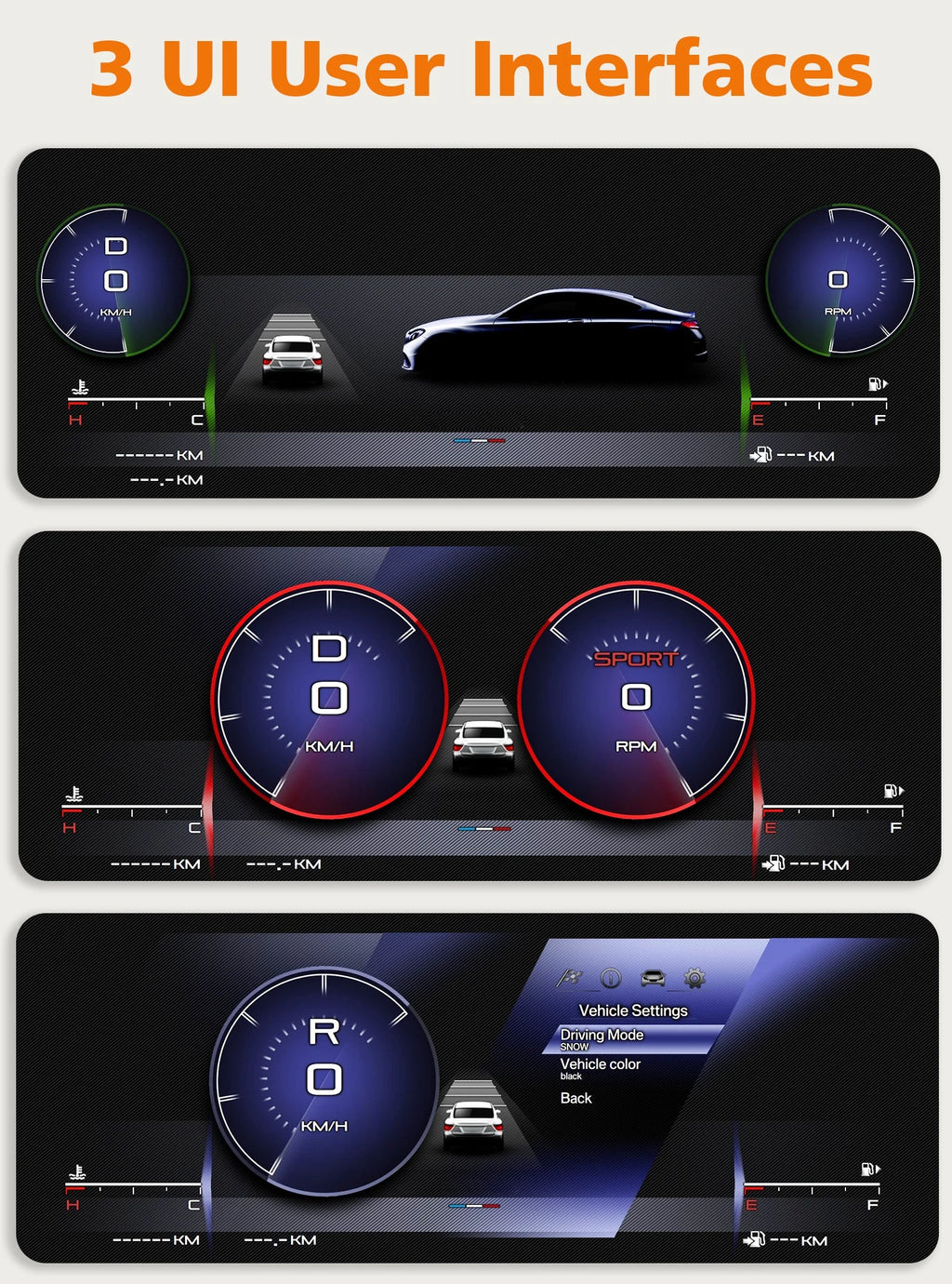 Hizpo Auto Lcd Dashboard Panel for Peugeot 407 407SW 2004-2010 Digital Cluster Instrument Display Snelheidsmeter Virtual Cockpit