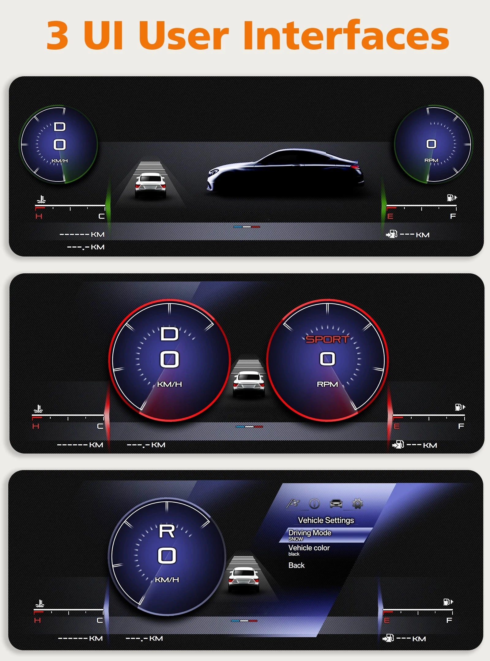 Hizpo Auto Lcd Dashboard Panel for Peugeot 407 407SW 2004-2010 Digital Cluster Instrument Display Snelheidsmeter Virtual Cockpit