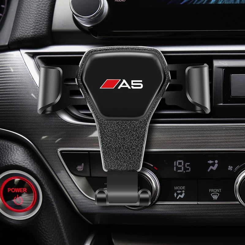 Gravity Car Phone Holder Air Vent GPS Stand Accessories For Audi A3 A4 A5 A6 A7 A1 A2 A8 Q1 Q2 Q3 Q4 Q5 Q6 Q7 Q8 TT RS3 RS7 RS5