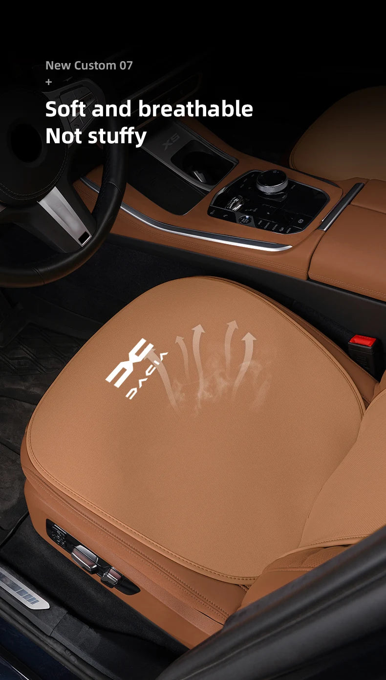 Car Seat Cover Cushion Breathable Ice Silk Soft Mats For Dacia Logan Sandero Duster Lodgy Spring Jogger Stepway Bigster Dokker
