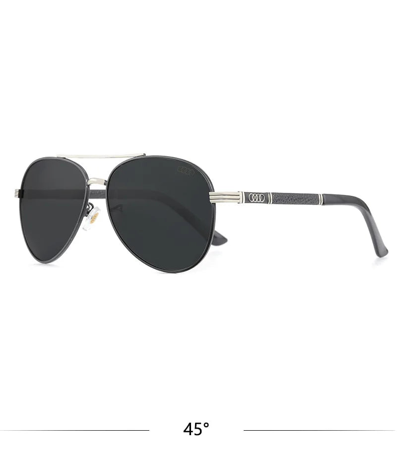 For audi High end luxury men driving polarized sunglasses, brand luxury design anti glare, men women Driver goggles gentlemanly