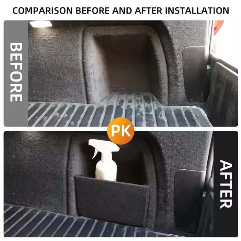 For Volkswagen Jetta VA3 2019~2026 2025 24 Car Organizer Trunk Side Partition Trunk Interior Storage Box Parts
