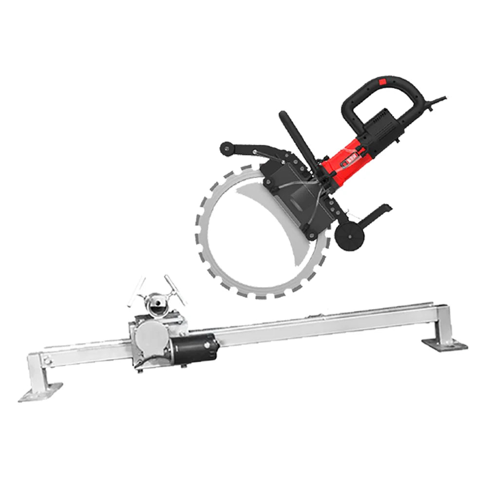 220V-240V  Concrete Ring Saw with 2.4M Track  High Power Electric Wall Cutter  Cuts up to 30‑40 cm Concrete Brick Stone