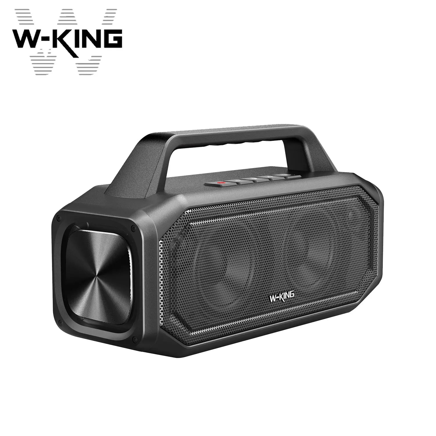 Enceinte Bluetooth portable W-KING BT261-2 sans fil 80 W, étanche IPX6 avec amplification des basses, couplage stéréo, recharge inversée