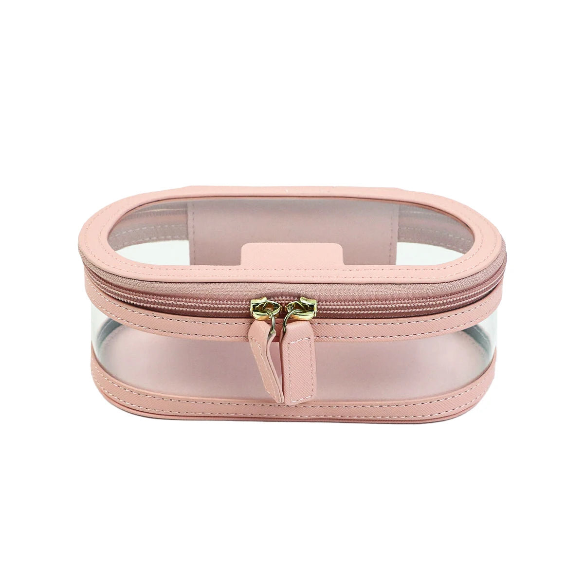 Customized Name Multi-Color PU Leather PVC Makeup and Washroom Bag with Large Storage Capacity and Waterproof Makeup Bag