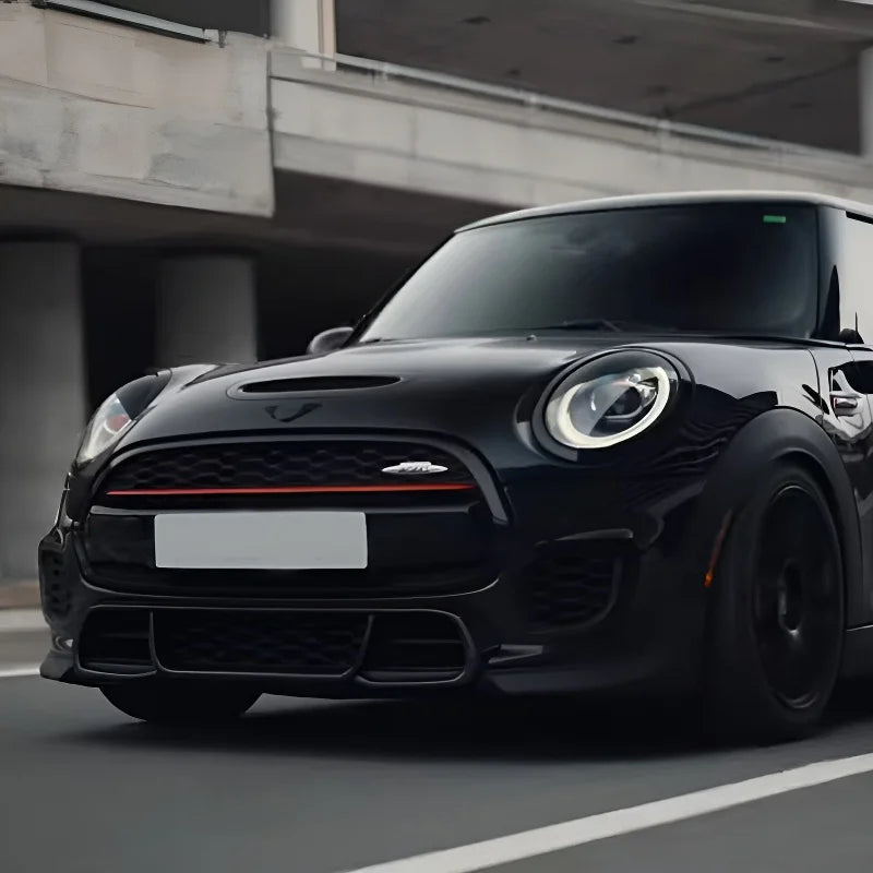 Real Carbon Fiber Car Headlight Eyebrows Cover Glossy Black Front Angry Eyelids for MINI F54 CLUBMAN F55 F57 CABRIO F56 COOPER