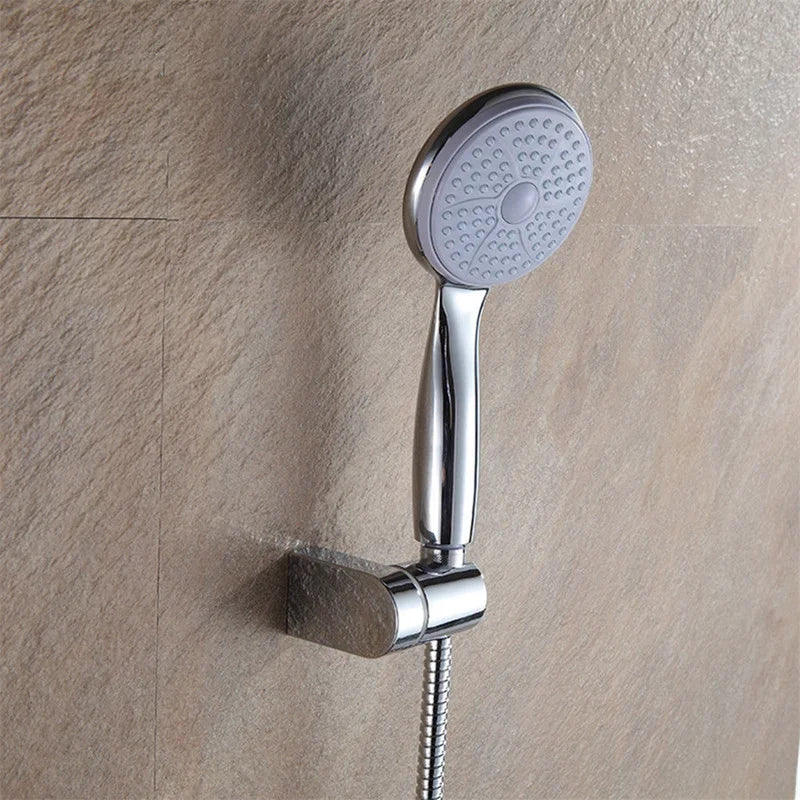 1 support de pomme de douche mural en ABS, supports de montage de douche réglables, base de fixation de pommeau de douche, accessoires de salle de bain