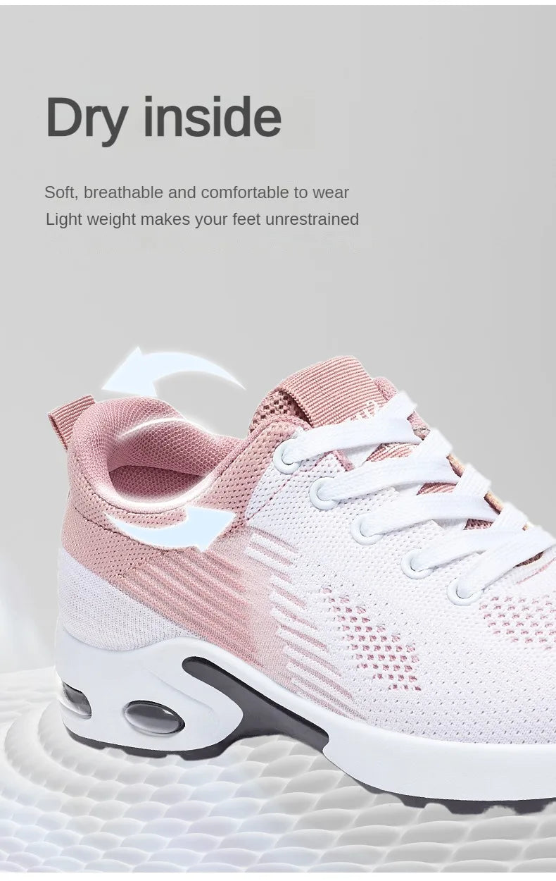 Women's Shoes 2025 Summer Casual Sneakers Breathable Mesh Affordable Free Shipping