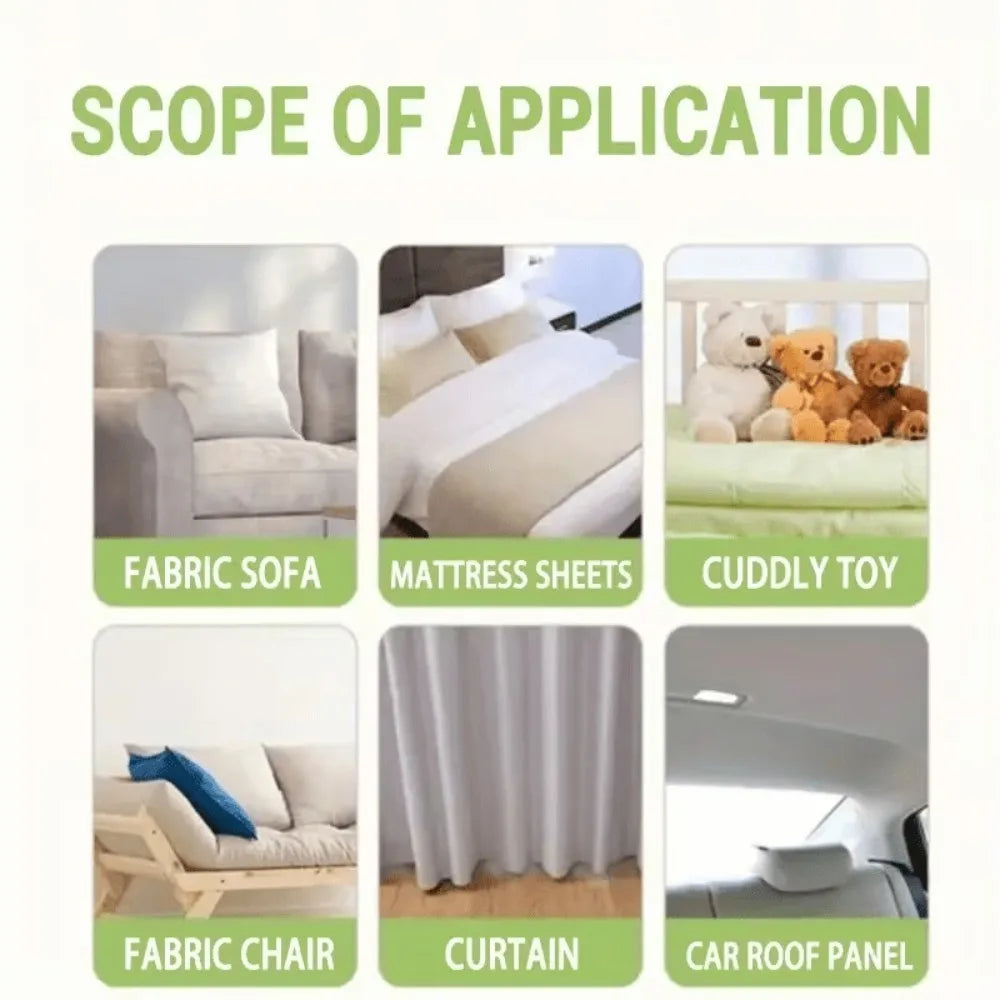 Fabric Sofa Foam Dry Cleaner Multi-Functional Cleaning Solution Clothing Stain Remover for Carpet Curtain No Water Needed Agent