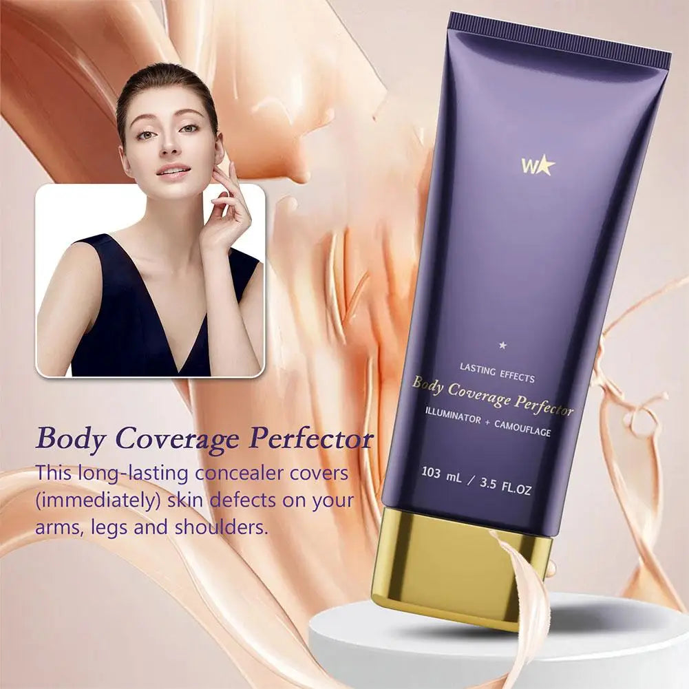 Beauty Body Coverage Perfector–Waterproof Leg & Body Makeup-Concealer For Scars, Spots, Veins, Tattoos and More Blend Cosmetics