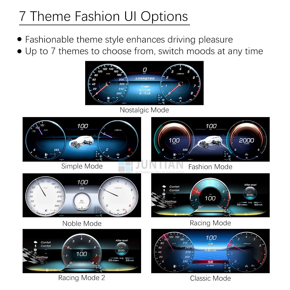LCD Digital Dashboard For Mercedes Benz CLS W218 2012-2017 Instrument Paneel Cockpit with Carplay Android Auto LHD