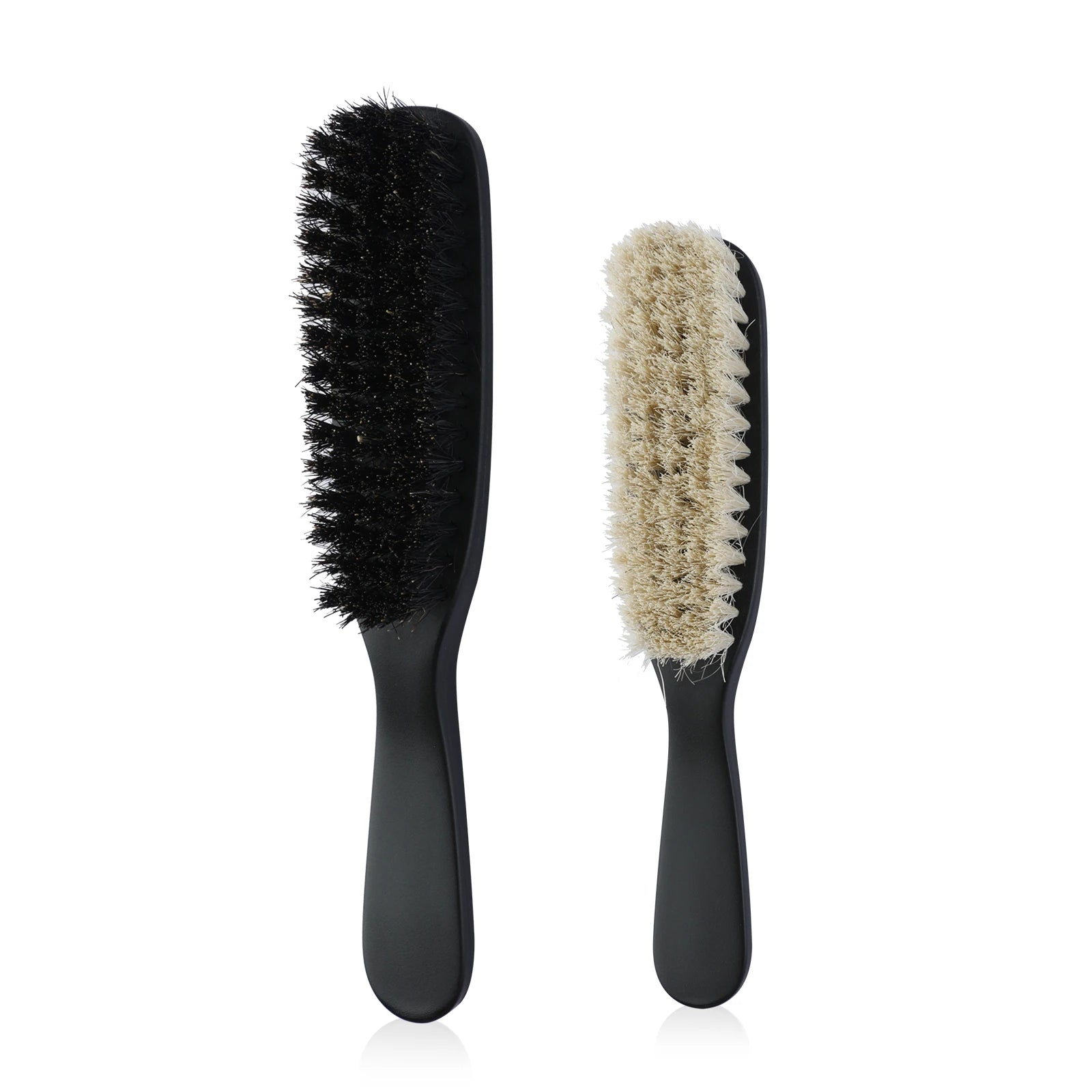1/2pcs Professional Barber Hair Cleaning Brush Men Horse Hair/Boar Bristle Brush Beard Brush Neck Duster Broken Hair