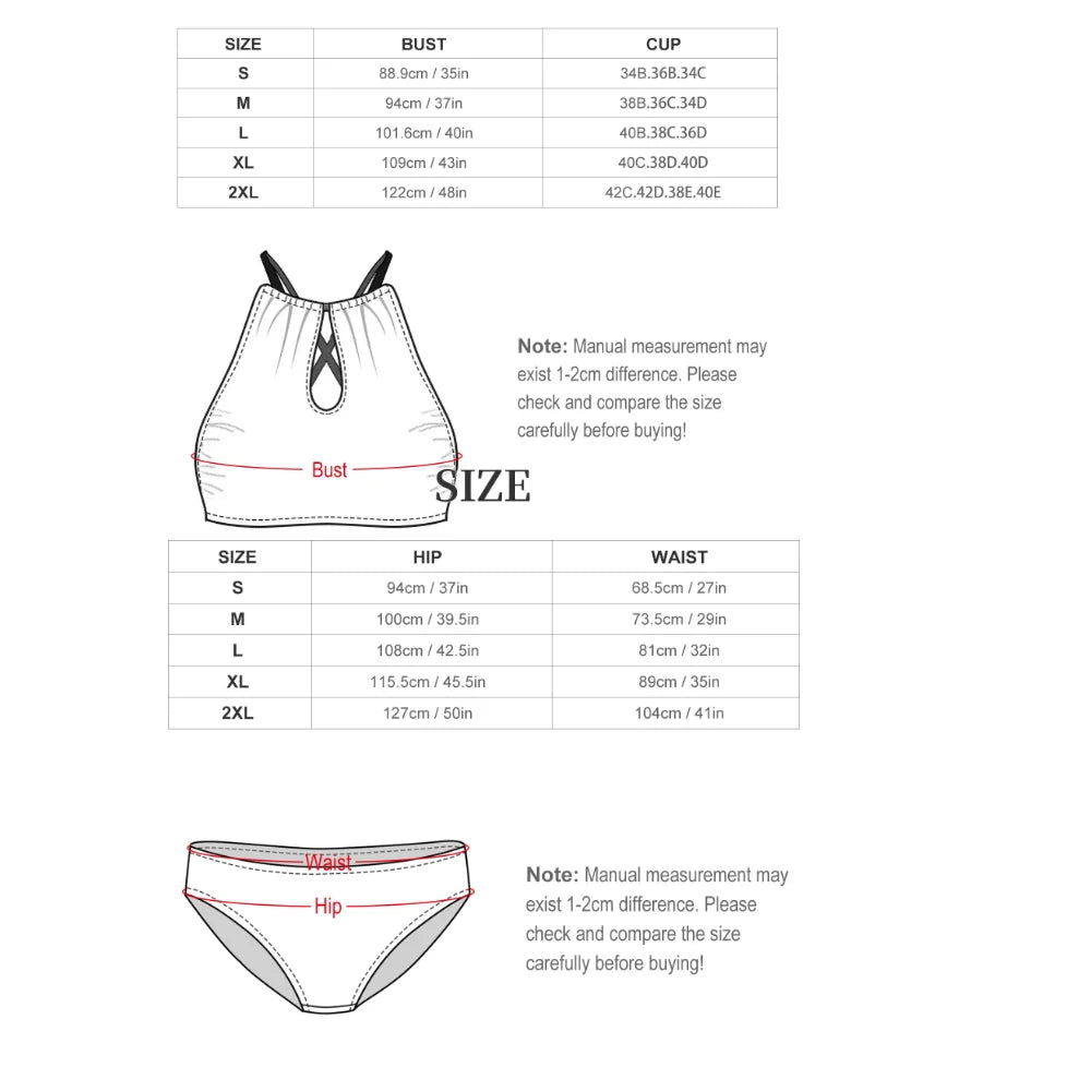 Maillots de bain d'été assortis pour couples, maillots de bain deux pièces pour femmes, motifs floraux d'été personnalisables