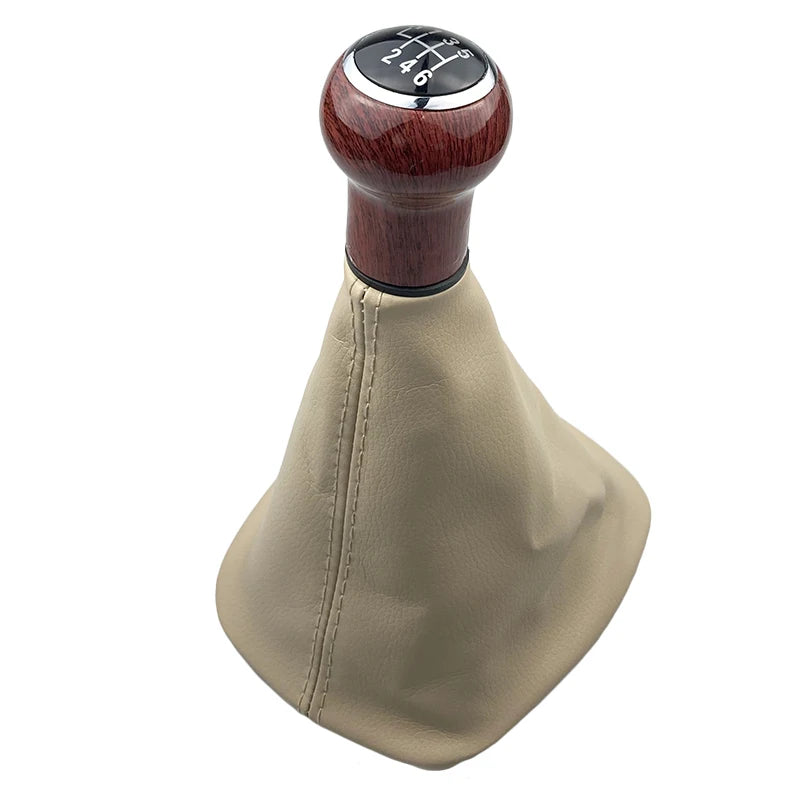For VW Passat B5 b5.5 1997 1998 1999 2000 2001 2002 2003 2004 2005 Car-Styling 5/6 Speed Gear Shift Knob PU Leather Boot Case
