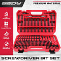 SEDY 232-Piece Ultimate Screwdriver Bit Set, Cr-V Impact Driver Bit Set Includes Security Bits,Nut Driver, Ratchet Wrench