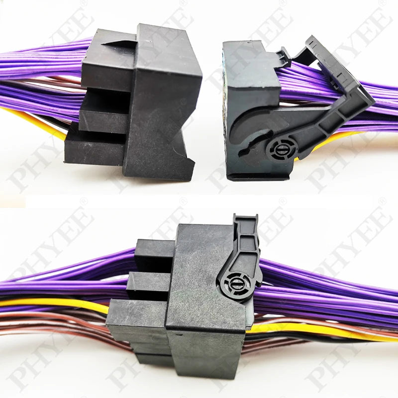 Rallonge de faisceau de connecteur Quadlock 52 broches, adaptateur Plug and Play, câble de câblage pour Volkswagen Golf Jetta Tiguan Passat Audi A3 A6