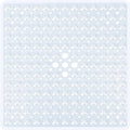 Tapis de douche antidérapant 53x53cm pour l'intérieur de la cabine de douche, tapis de sol de salle de bain doux pour baignoires avec grandes ventouses