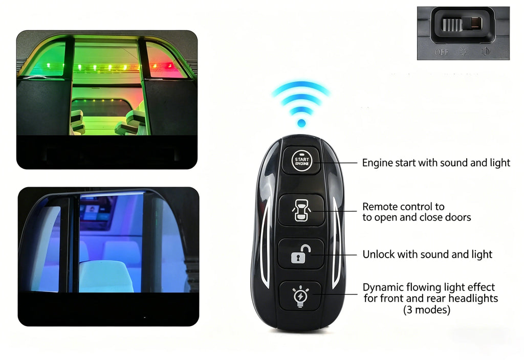 NEW 1:24 Robovan VAN Key Control Alloy Car Model Sound and Light Pull Back Car Model Collectibles Birthday Gift