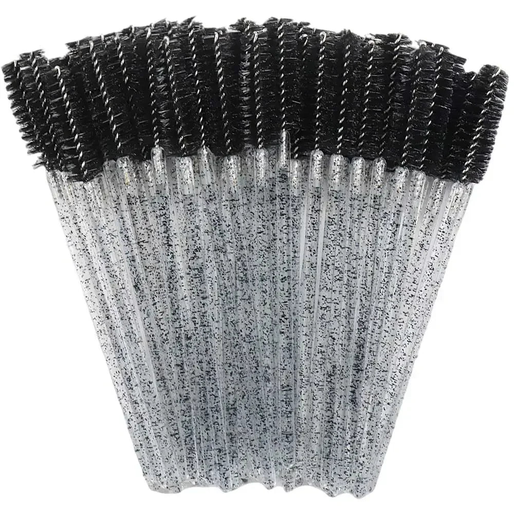 100/200/500Pcs Crystal Eyelashes Brush Comb Disposable Eye Lashes Extension Mascara Wands Makeup Professional Makeup Beauty Tool