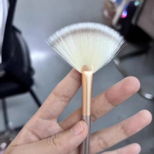 10/20/50PCS Multi-purpose Fan Shaped Brush Soft Highlighter Blusher Contour Loose Powder Brush Facial Mask Brush Beauty Tools