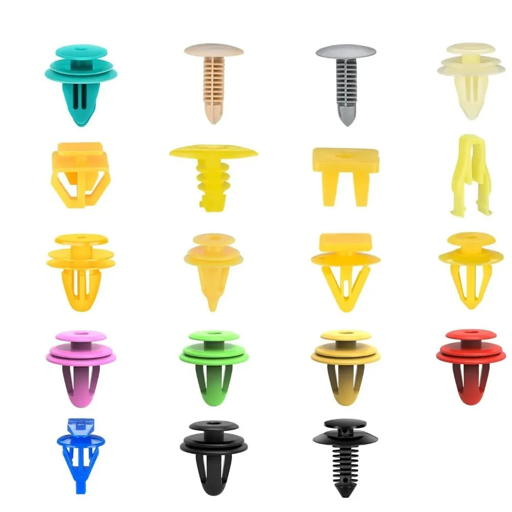 1000Pcs Mixed Car Buckle Car Bumper Door Panel Fixed Clip Universal Car Clip Mixed Car Bumper Fender tive Door Panel Prot