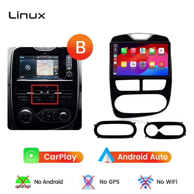 Junsun Wireless CarPlay Car Radio Renault
