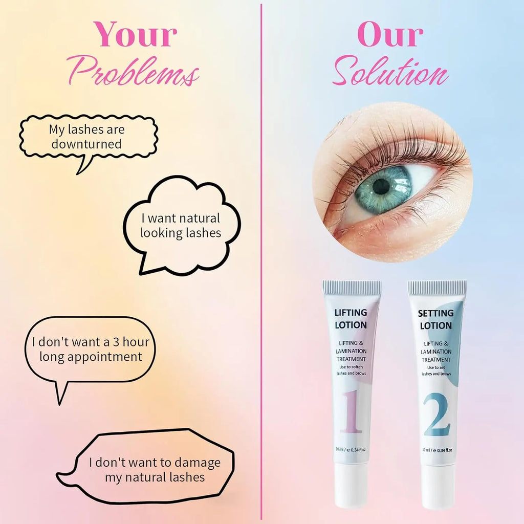 LOMANSA 10ml Fix Perming Tube Set Lash Lift Brow Lamination Perm Fixation Setting Lotion Eyelashes Health Makeup Tools