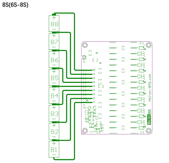 5A 5.5A  Active Equalizer Balancer Lifepo4 / Lipo/ LTO Battery Energy equalization Capacitor 3S 4S 5S 6S 7S 8S 14S 16S 20S 24S
