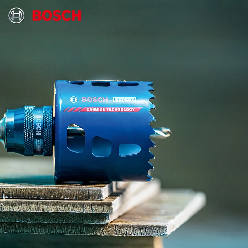 Bosch 1x Scie cloche Expert Professional pour matériaux durs, kit de démarrage pour bois et métal, diamètre 20mm-70mm