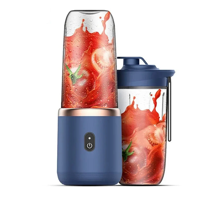 Mixeurs de jus de fruits portables, mini-bouteille personnelle électrique d'été, presse-agrumes USB à 6 lames, machine de cuisine