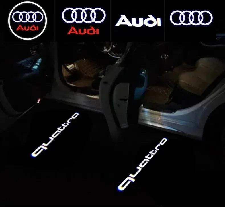 2Pcs Auto Door Welcome Light Led HD Projector For Audi A3 A4 B8 8P 8V A6 C7 A5 Q5 B7 B6 B9 SLINE QUTTRO RS Q3 Q7 S3 S4 S5 S6 S8
