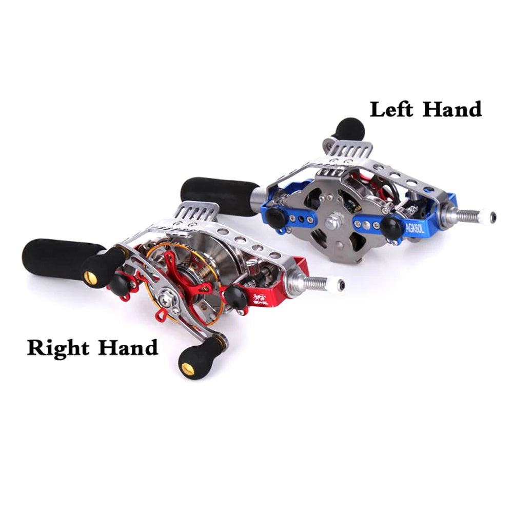Automatic Discharge All-Metal Body Hollow Fishing Reel DIY Modification Wire-speed Play in The Inner Alignment for Most Hand Rod